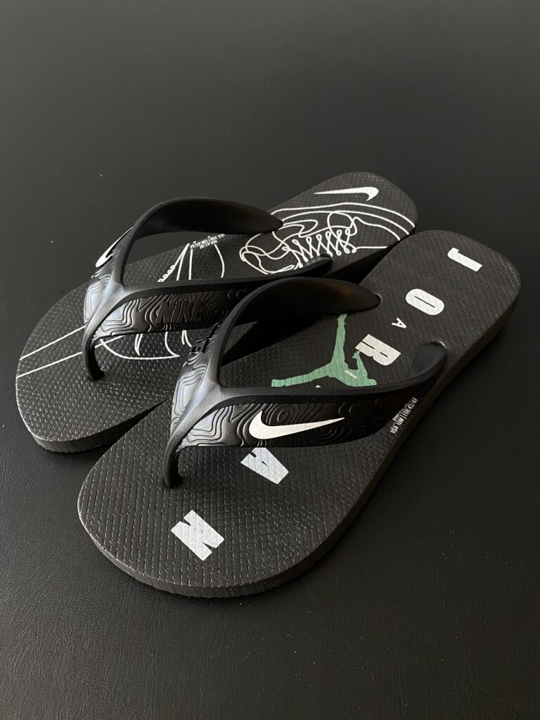 Sandália preta Nike Air Jordan